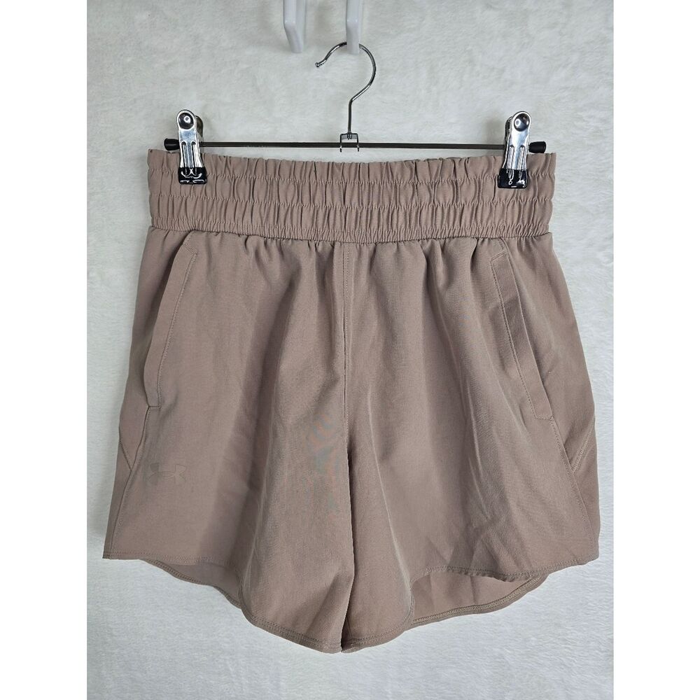 3/$25 Under Armour Tan Running Shorts XS Athletic Gym Lightweight